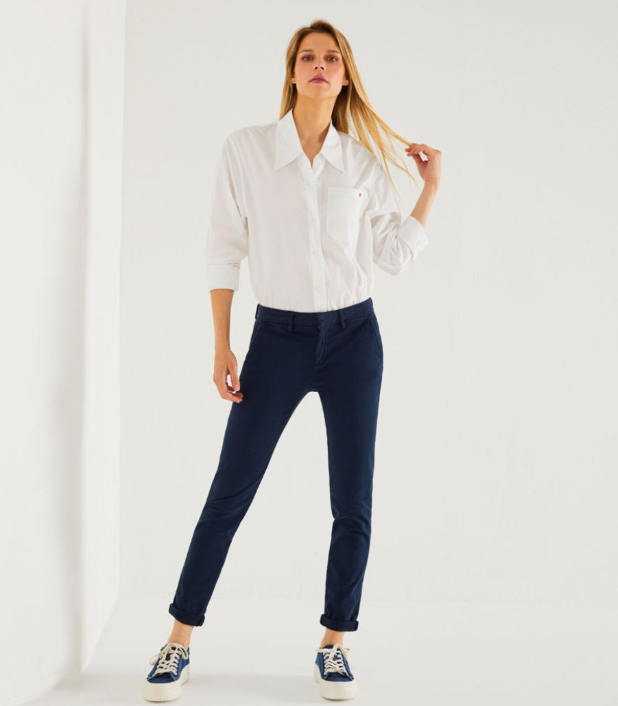 Femmes Reiko Jeans Jeans | Sandy 2 Basic Chino Broek