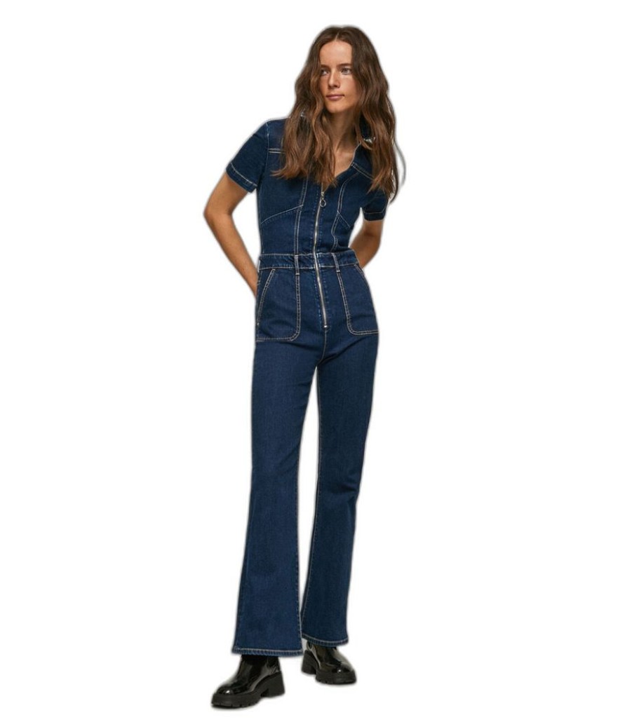 Femmes Pepe Jeans Jumpsuits | Dames Jumpsuit Simona