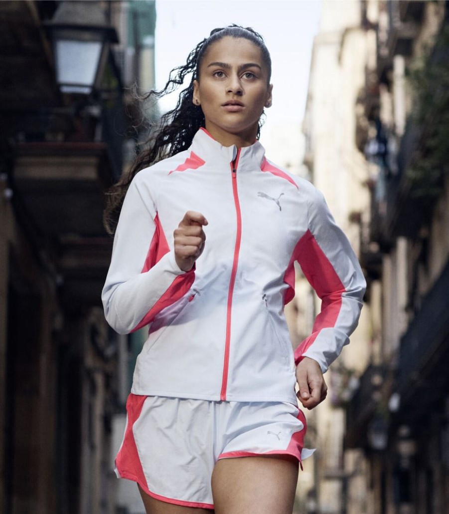 Femmes PUMA Sportkledij | Dames Trainingsjack Run Ultraweave