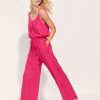 Femmes La Fiancée Jumpsuits | Xilomen Ecovero Broekpak Met Bandjes