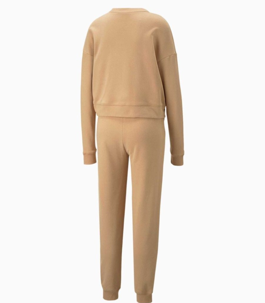 Femmes PUMA Jumpsuits | Set Van Sweatshirt En Jogging Loungewear Tr