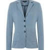 Femmes MORE & MORE Maatpakken & Blazers | Licht Getailleerde Jersey Blazer