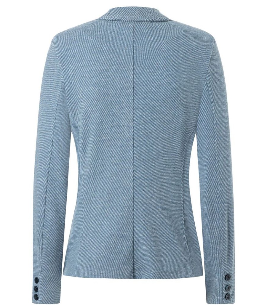 Femmes MORE & MORE Maatpakken & Blazers | Licht Getailleerde Jersey Blazer