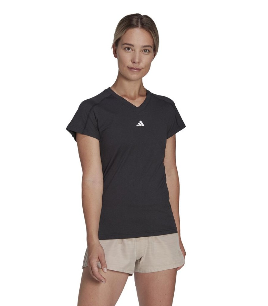 Femmes Adidas Sportkledij | Vrouwentrui Met Minimaal Logo Aeroready Essentials