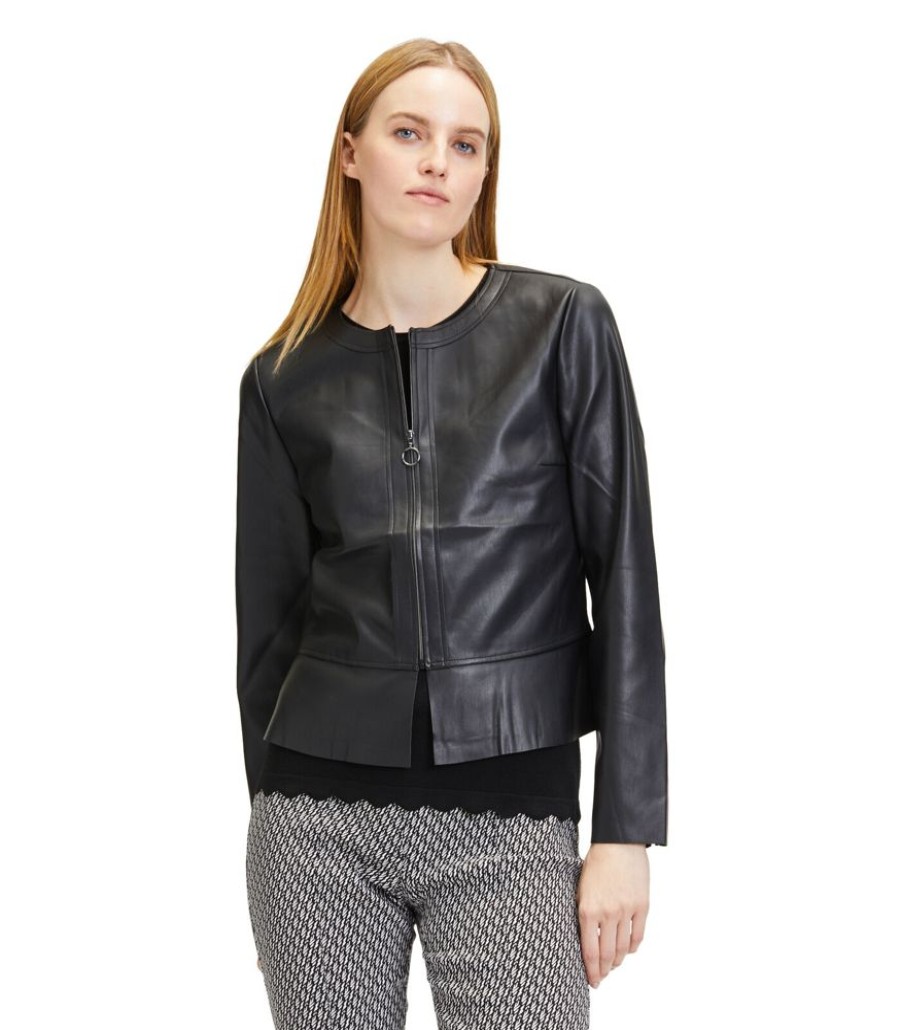 Femmes Betty Barclay Maatpakken & Blazers | Korte Blazer Met Rits