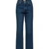 Femmes Selected Homme Jeans | Rechte Damesjeans Met Hoge Taille Kate