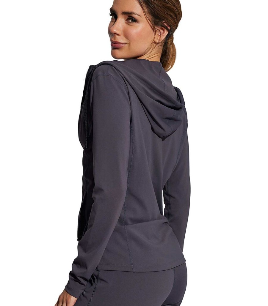 Femmes SELMARK Sportkledij | Zip-Up Sportjack Met Capuchon Tech St5