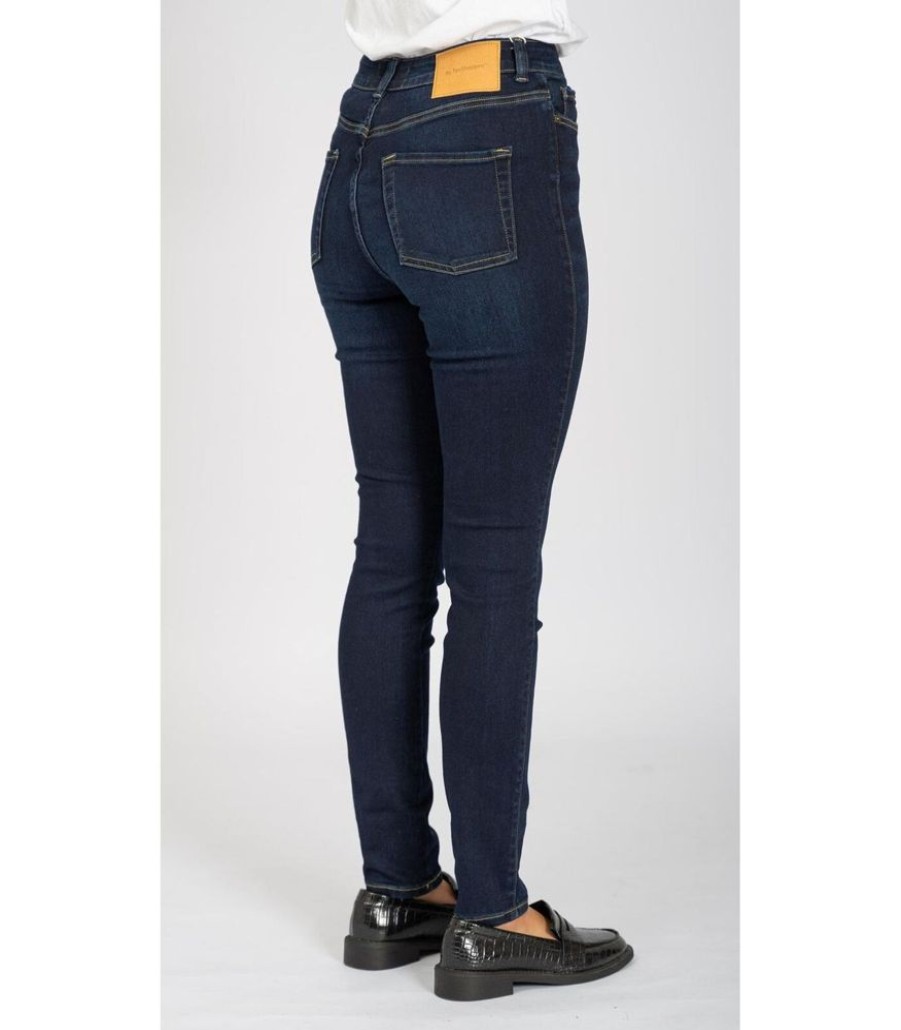 Femmes TeeShoppen Jeans | De Originele Performance Skinny Jeans - Donkerblauwe Denim