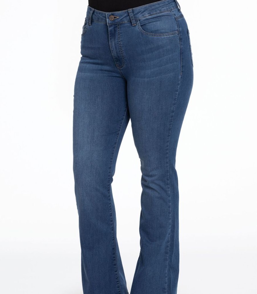 Femmes Yoek Jeans | Jeans Flare Fit