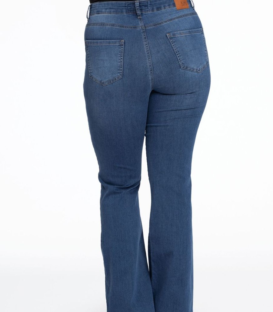 Femmes Yoek Jeans | Jeans Flare Fit