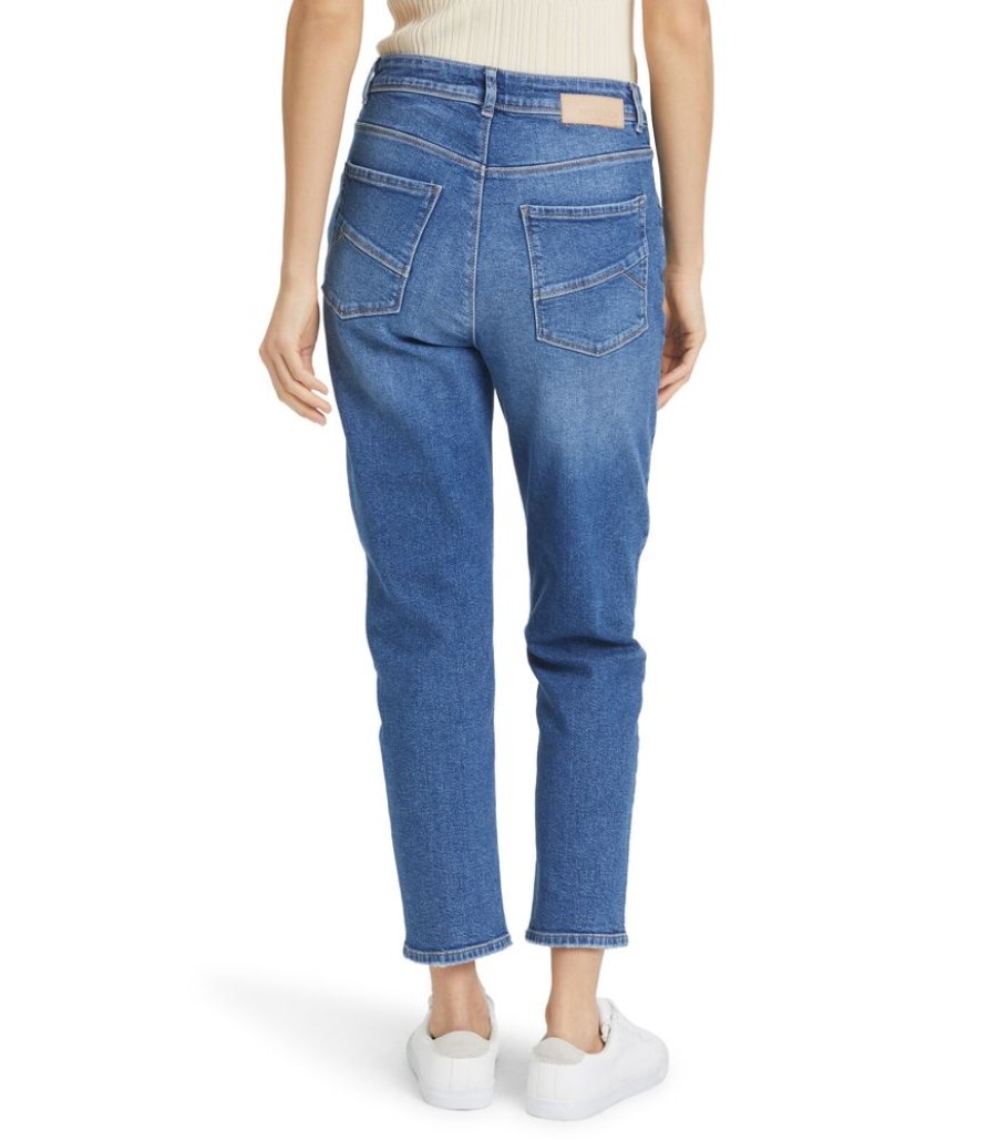 Femmes Betty & Co Jeans | High Waist Jeans In Destroyed Look