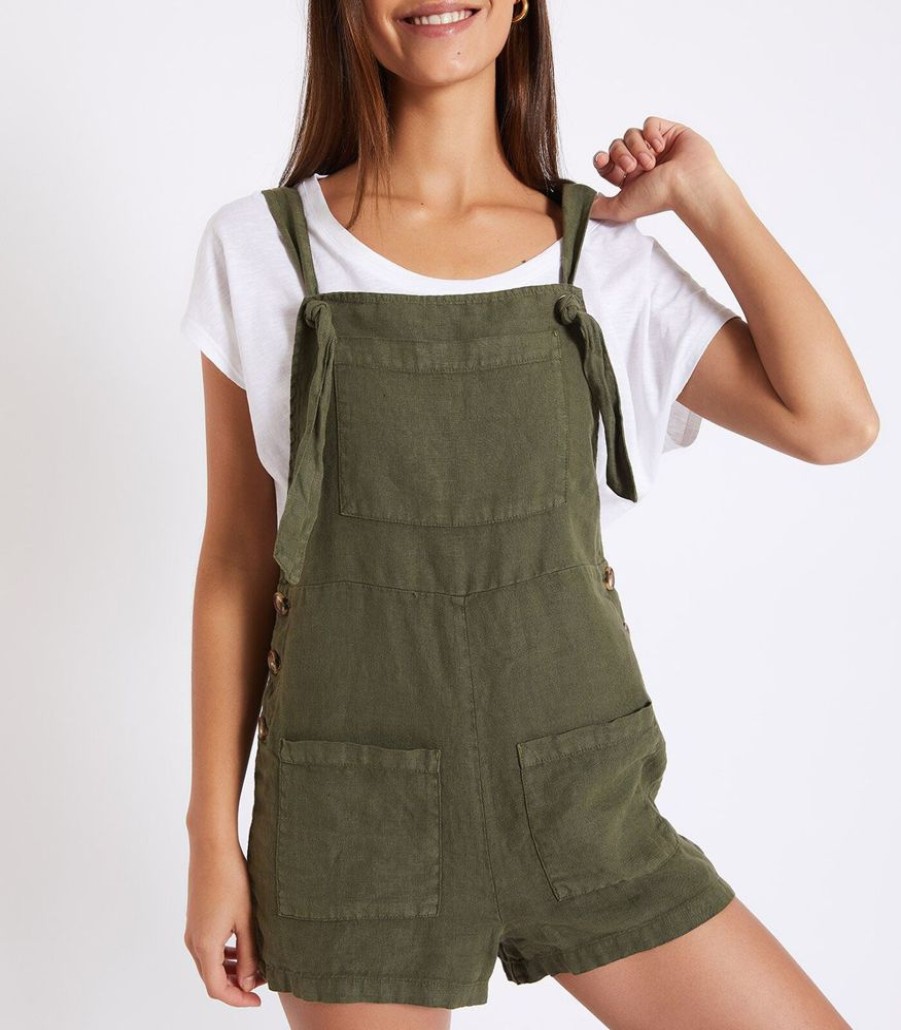 Femmes Banana Moon Jumpsuits | Anya Hawston Dameskaki Playsuit