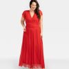 Femmes Karko Jurken | Exclusieve Lange Plus Size Tule Jurk Manuela