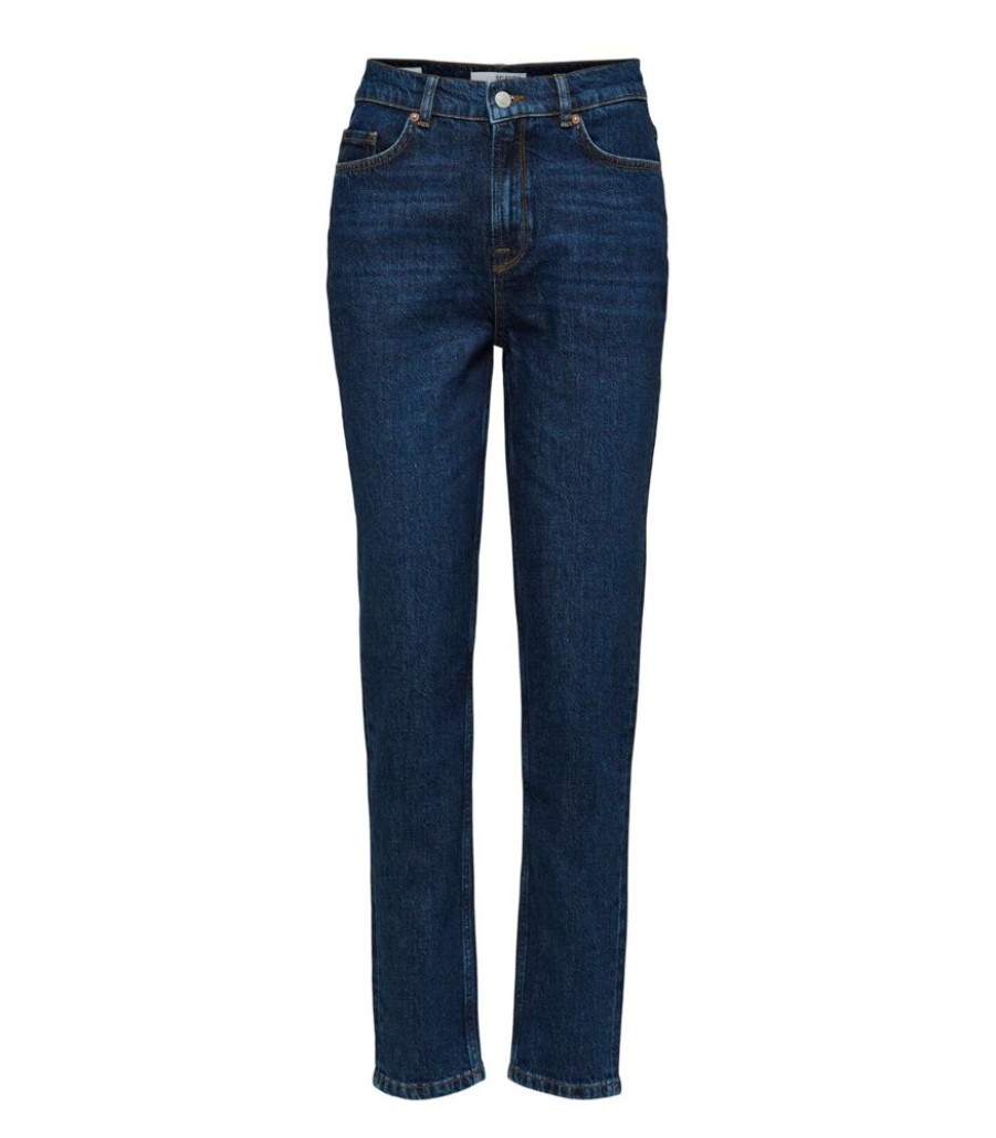 Femmes Selected Homme Jeans | Damesjeans Met Hoge Taille Amy Row