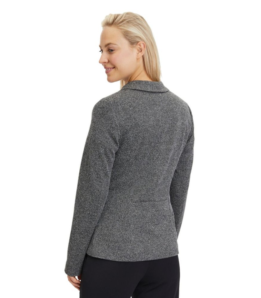 Femmes Betty Barclay Maatpakken & Blazers | Casual Blazer Met Knopen