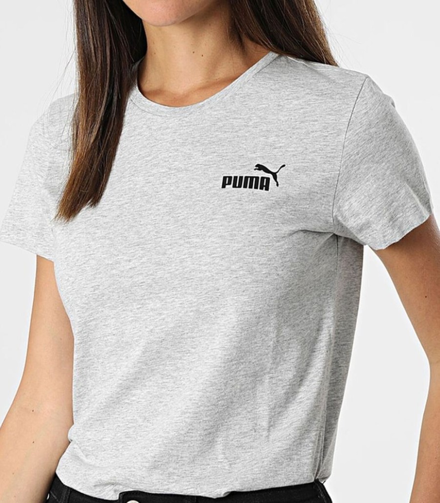 Femmes PUMA Sportkledij | Dames-T-Shirt Ess Small Logo