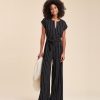 Femmes La Fée Maraboutée Jumpsuits | Gestreepte Trui -Combinatie