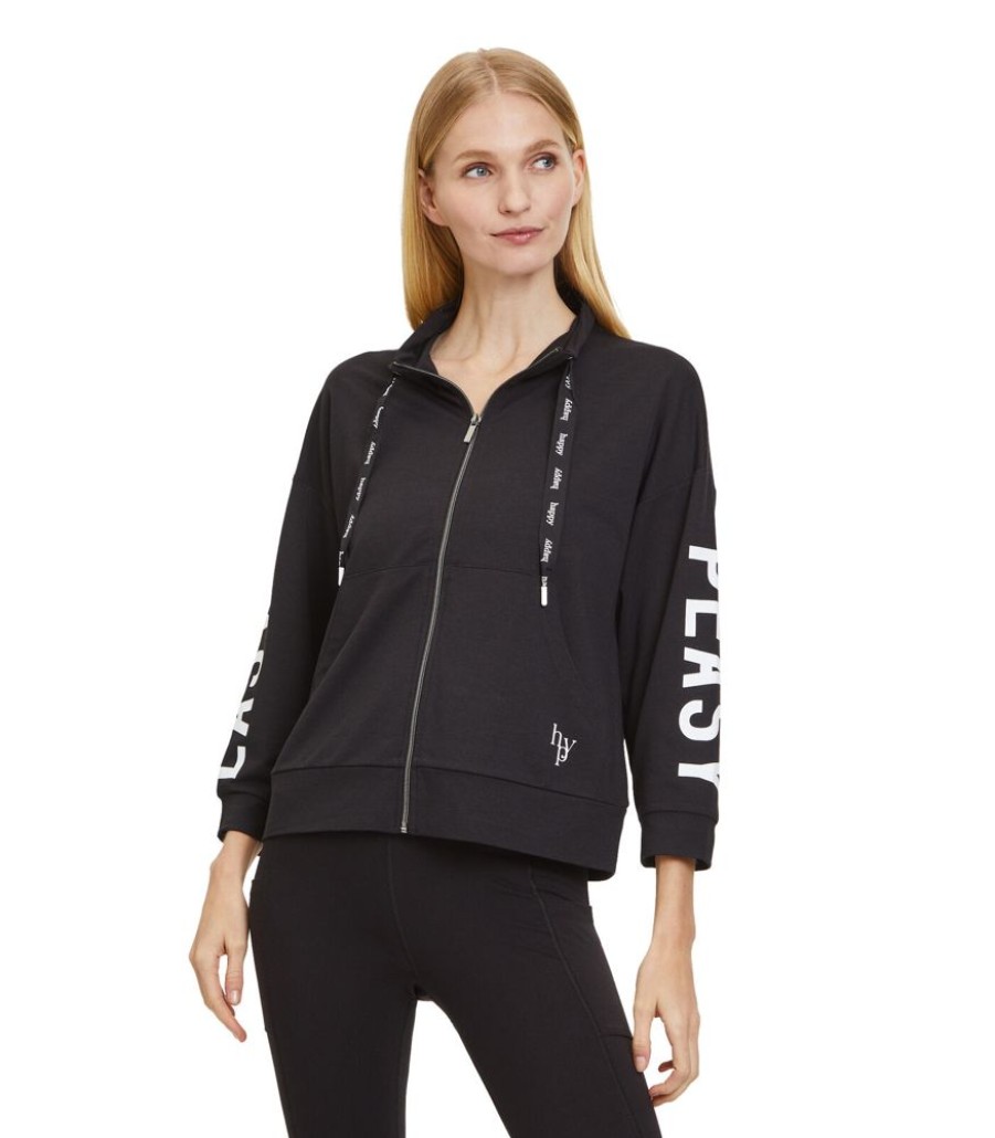 Femmes Betty Barclay Sportkledij | Sweatvest Met Opstaande Kraag