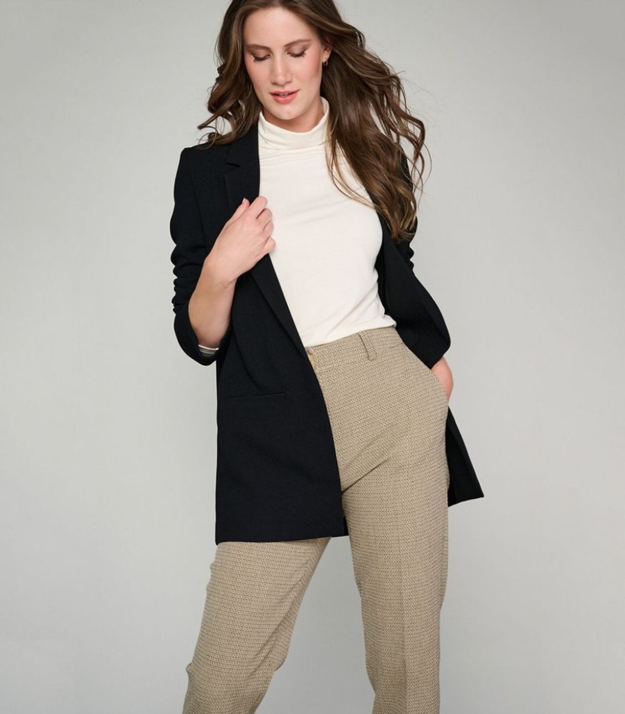 Femmes Marie Méro Maatpakken & Blazers | Trendy Zwarte Blazer