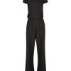 Femmes Urban Classics Jumpsuits | Wijd Geribde Jumpsuit Voor Dames