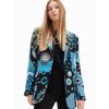 Femmes Desigual Maatpakken & Blazers | Damesjacquard Patchwork Blazer