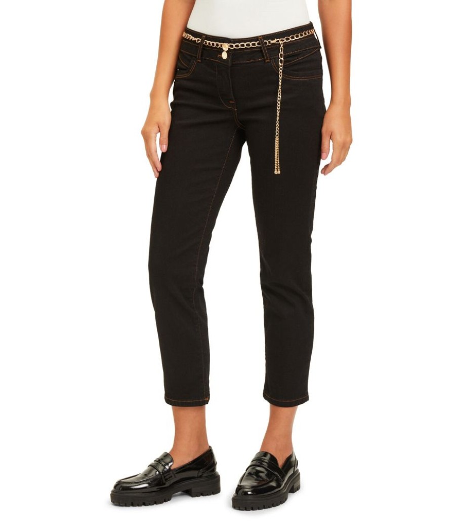 Femmes Betty Barclay Jeans | Slim Fit Jeans Met Wassing