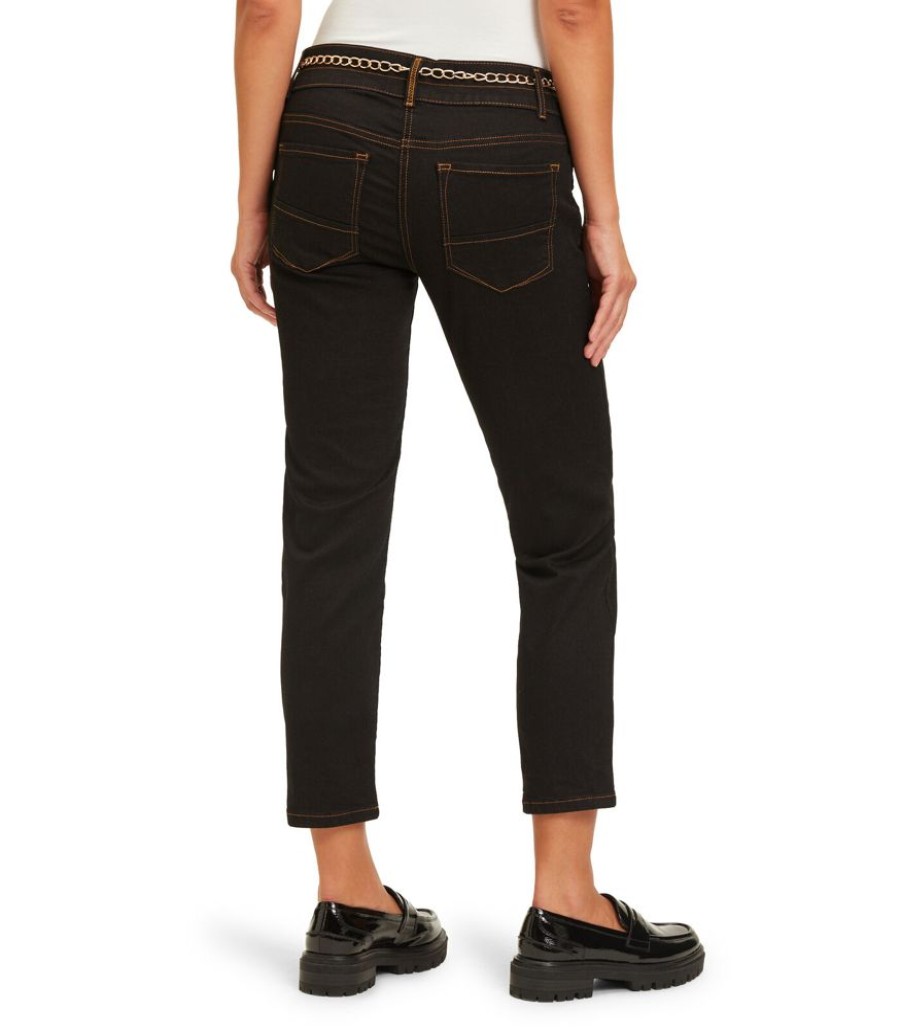 Femmes Betty Barclay Jeans | Slim Fit Jeans Met Wassing