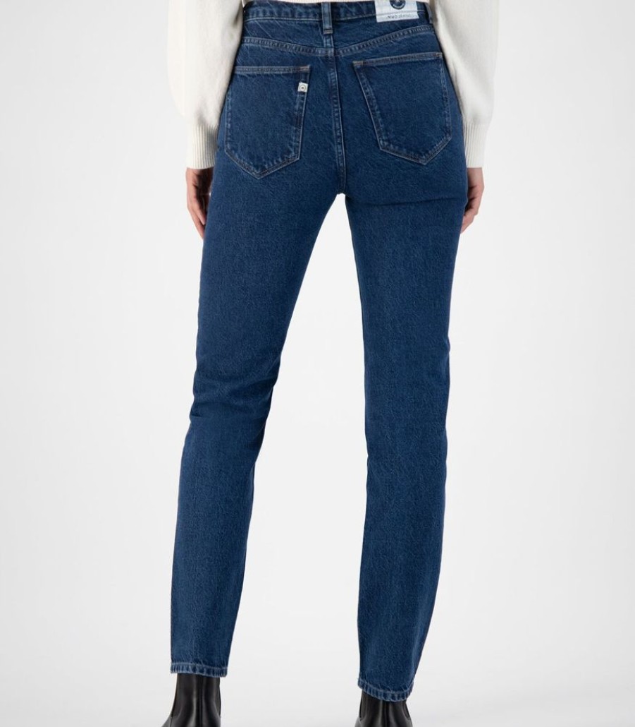 Femmes MUD Jeans Jeans | Piper Straight - Stone Indigo