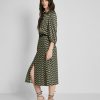 Femmes Trucco Rokken | Midirok Met Print Donkergroen