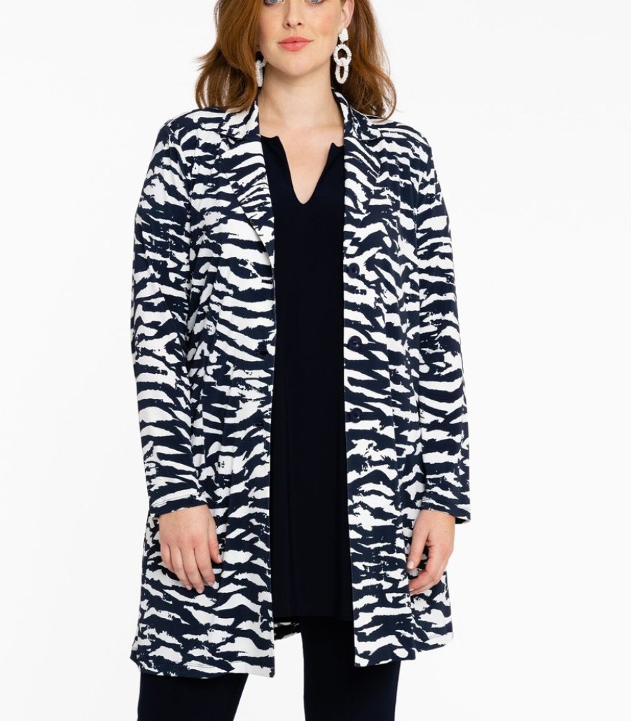 Femmes Yoek Maatpakken & Blazers | Blazer Met Dierenprint