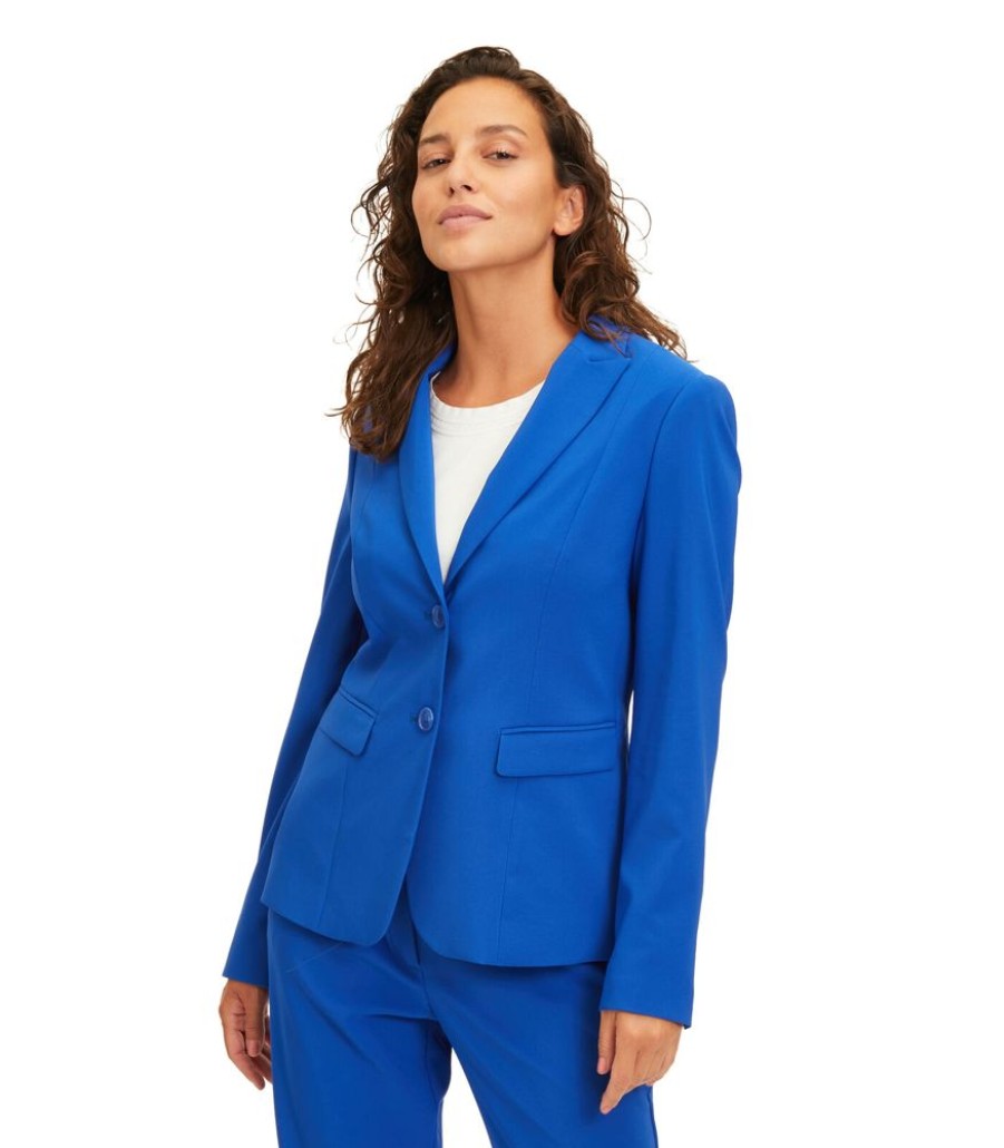 Femmes Betty Barclay Maatpakken & Blazers | Korte Blazer Lange Mouwen