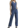 Femmes Lee Jumpsuits | Vrouwen Mouwloze Jumpsuit Unionall Hazy