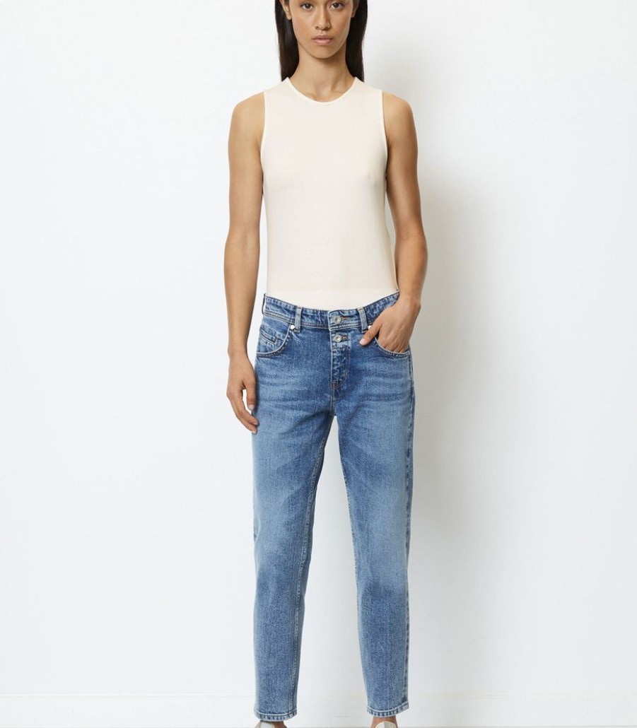 Femmes Marc O'Polo Jeans | Jeans Model Theda Boyfriend Mid Waist