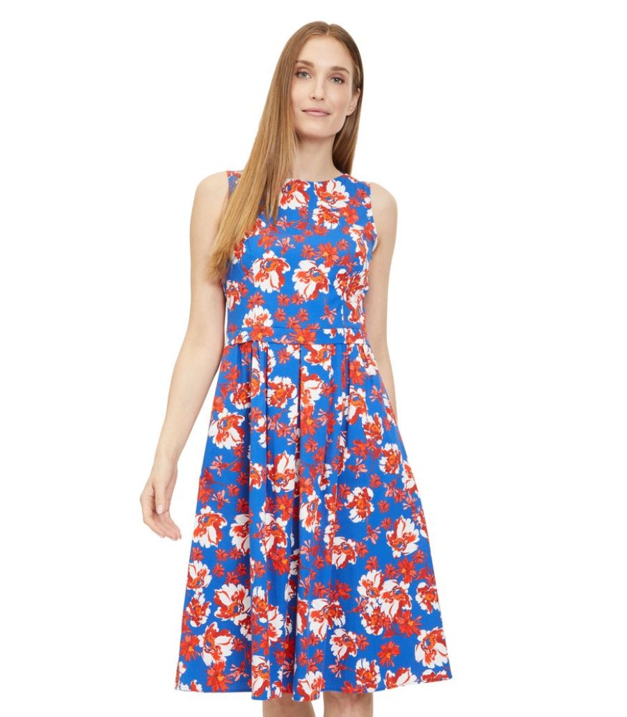 Femmes Vera Mont Jurken | Zomerjurk Met Bloemenprint