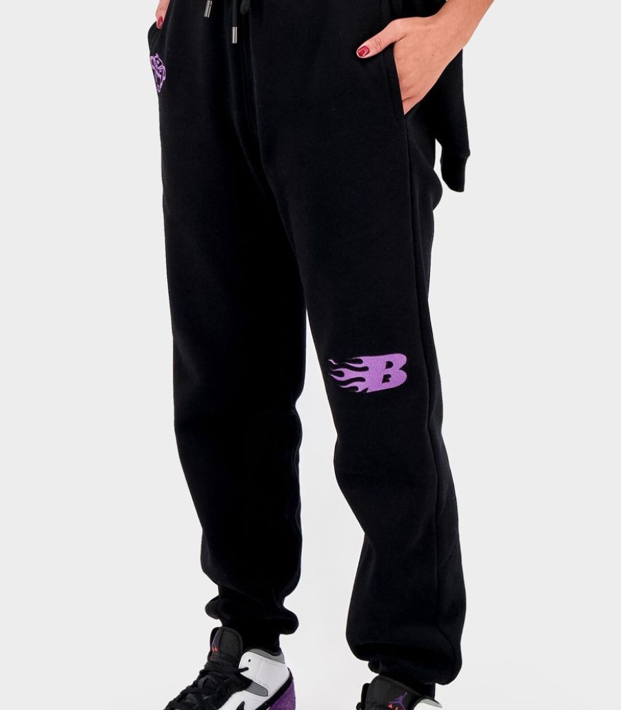 Femmes Black Bananas Sportkledij | Flames Sweatpants