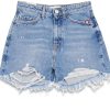 Femmes AMISH Jeans | Jeans Amish Short Ivy Amish Denim New Stone