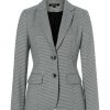 Femmes MORE & MORE Maatpakken & Blazers | Blazer Met Grafisch Minipatroon