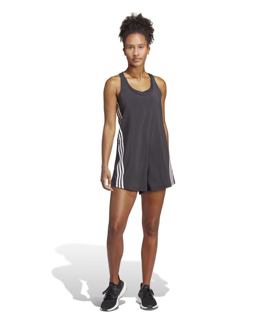 Femmes Adidas Jumpsuits | Dames Jumpsuit Train Icons 3-Stripes