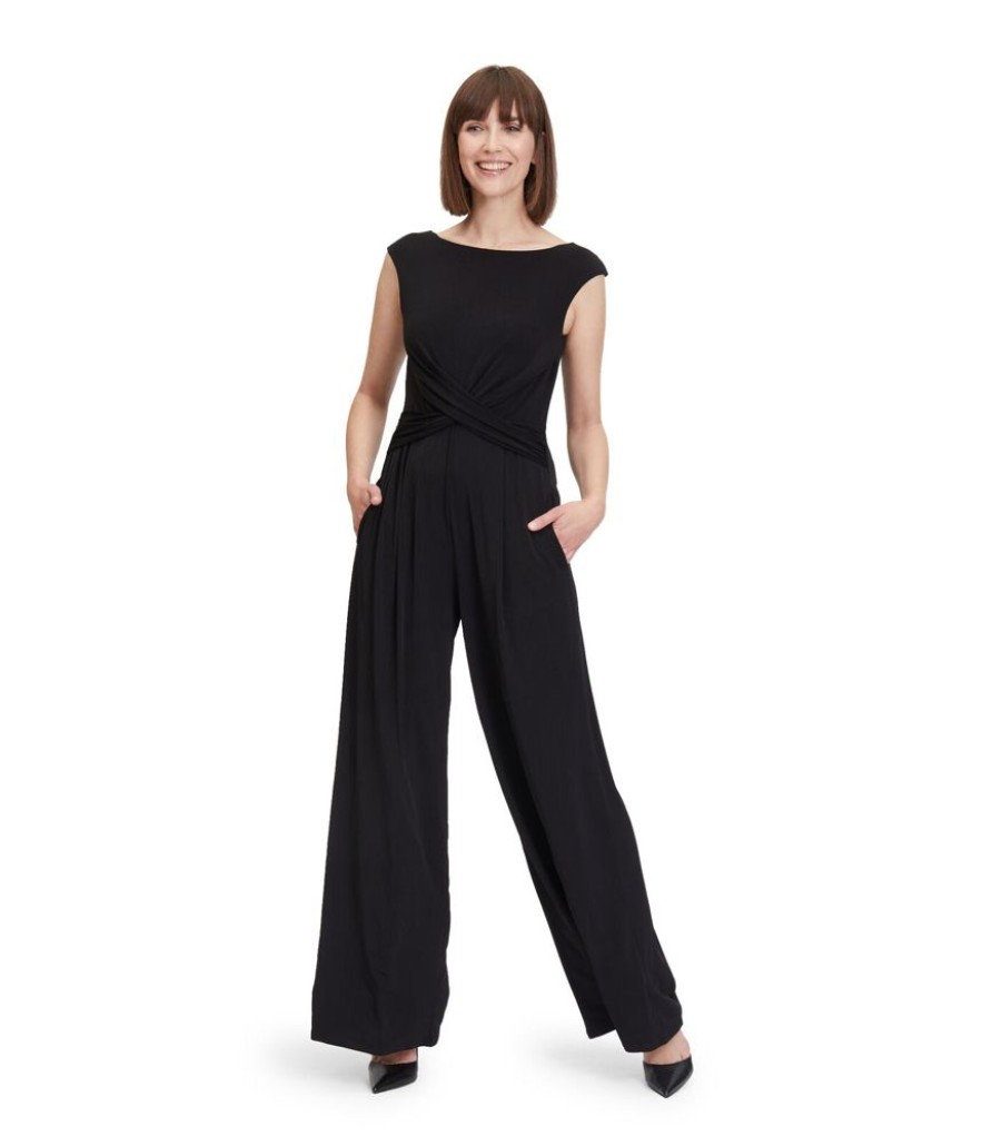 Femmes Vera Mont Jumpsuits | Jumpsuit Met Rimpeling