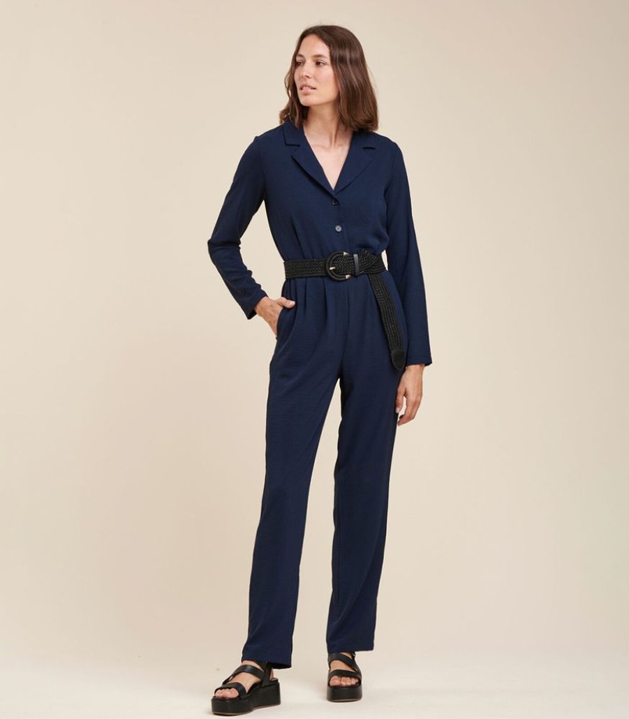 Femmes La Fée Maraboutée Jumpsuits | Pak Met Getailleerde Kraag