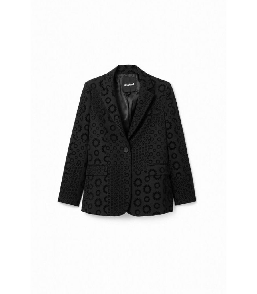 Femmes Desigual Maatpakken & Blazers | Blazer Voor Dames Ame Sici