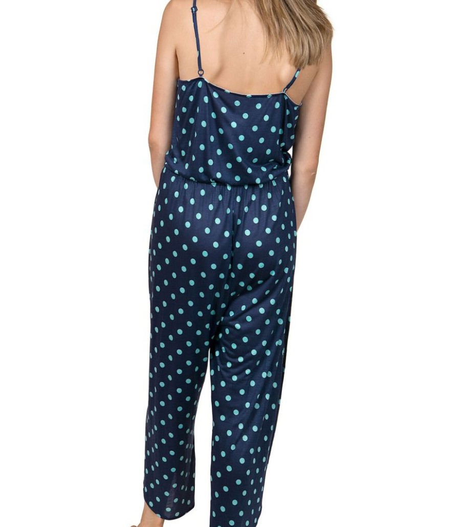 Femmes LISCA Jumpsuits | Combi-Pantacourt Linosa Blauw