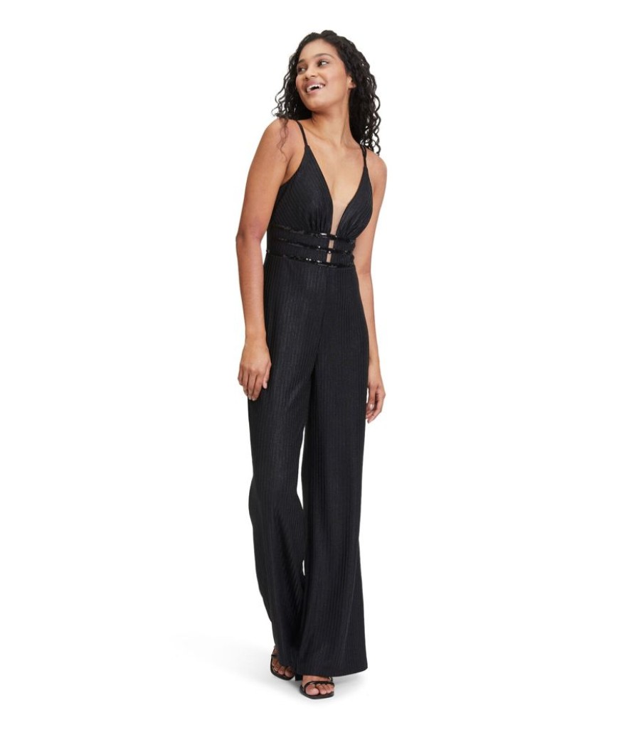 Femmes Vera Mont Jumpsuits | Jumpsuit In Glitterlook