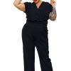 Femmes Karko Jumpsuits | Elegante Jumpsuit Voor Een Bruiloft Met Een Olka Envelophalslijn