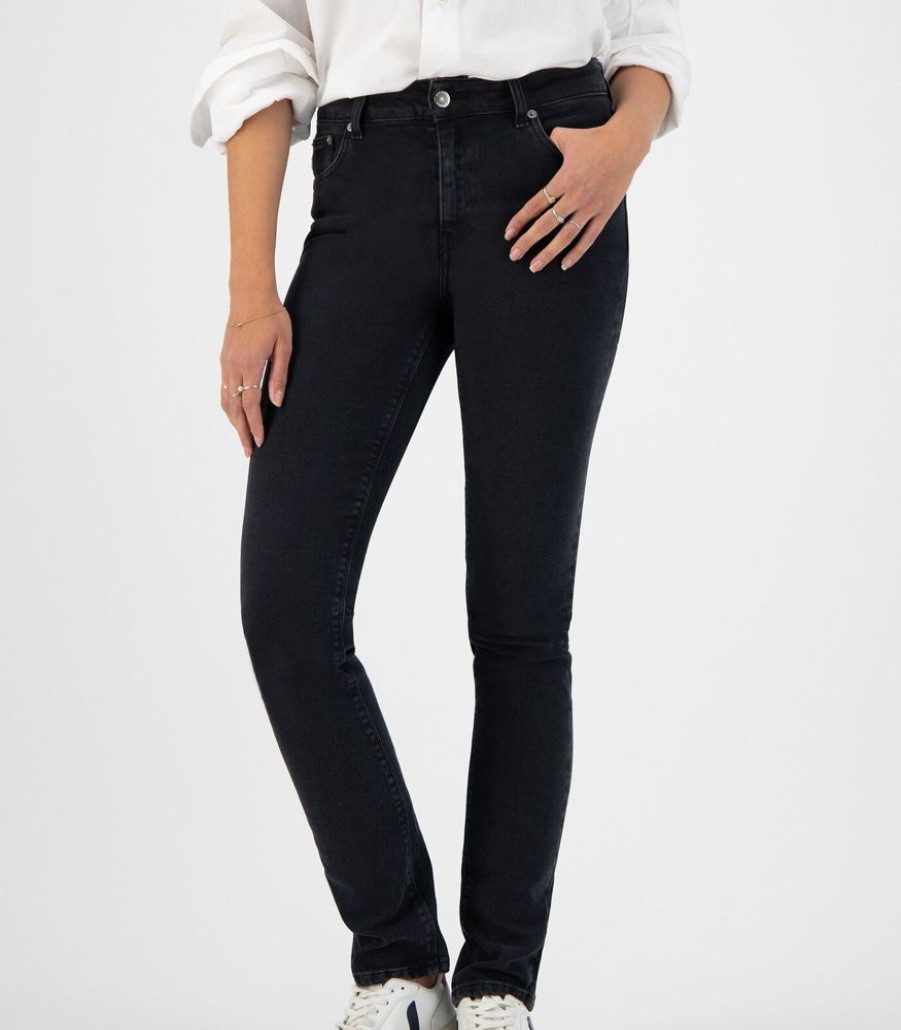 Femmes MUD Jeans Jeans | Regular Swan - Stone Black