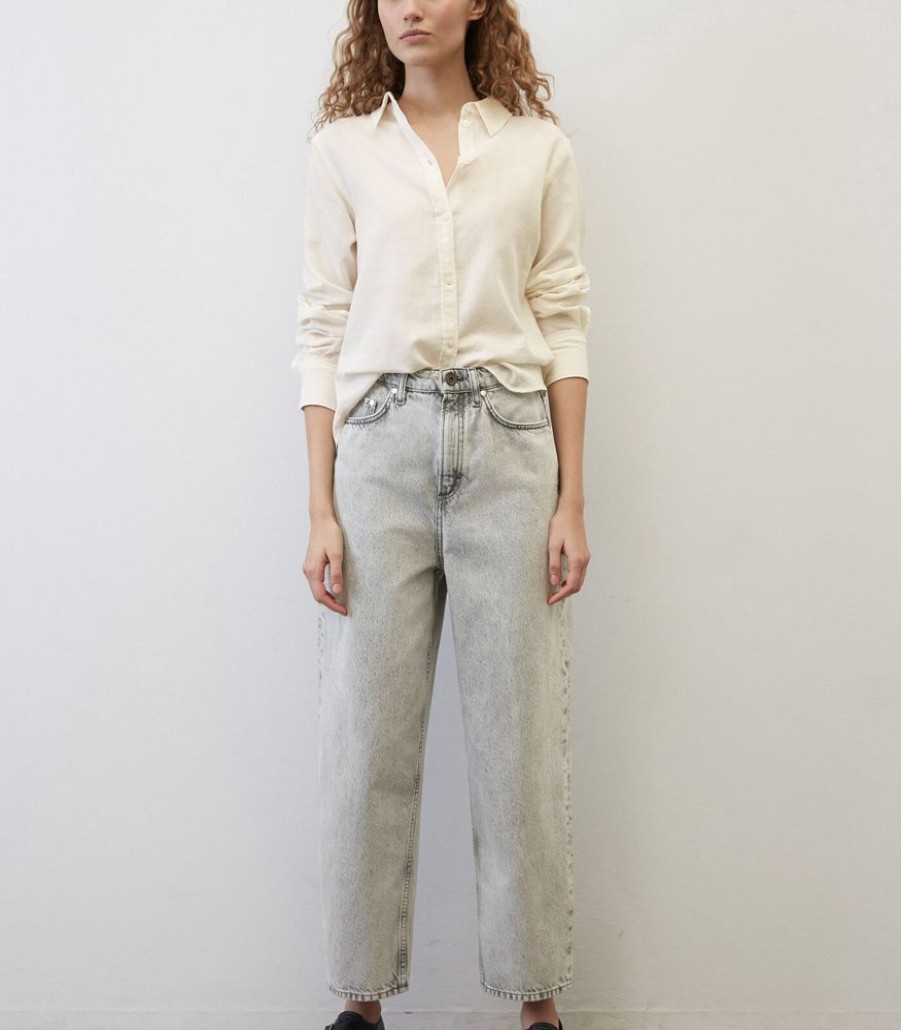 Femmes Marc O'Polo Jeans | Barrel Jeans Model Feppla Cropped