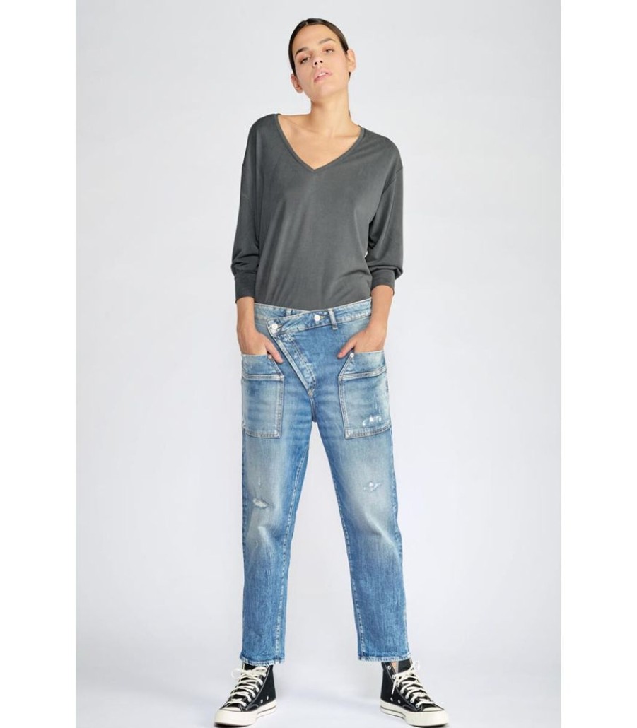 Femmes Le Temps des Cerises Jeans | Jeans Boyfit Cosypock, 7/8