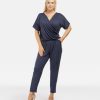 Femmes Karko Jumpsuits | Ibiza Gebreide Jumpsuit Met Envelop