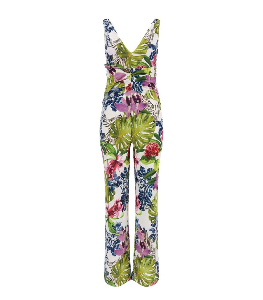 Femmes GUESS Jumpsuits | Dames Jumpsuit Cowl Poplia