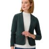 Femmes Zero Maatpakken & Blazers | Jersey Blazer Met Knoopsluiting